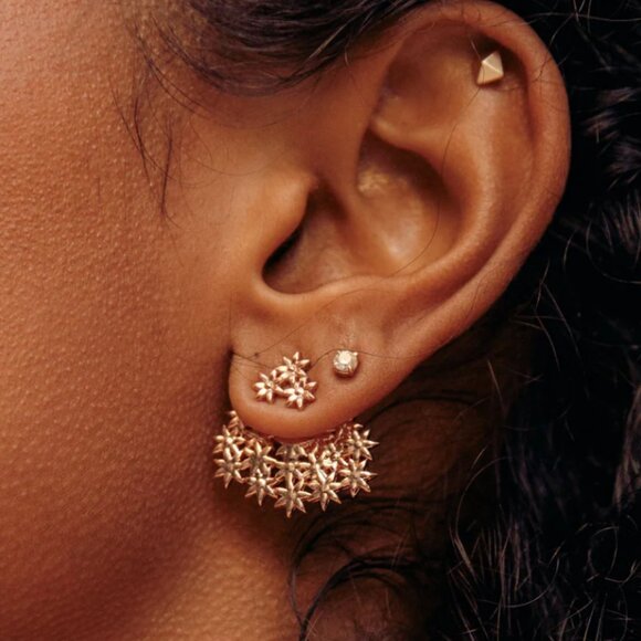 Aurate Flower Earring Back Small - Vermeil / Rose / Pair - Picture 3 of 5